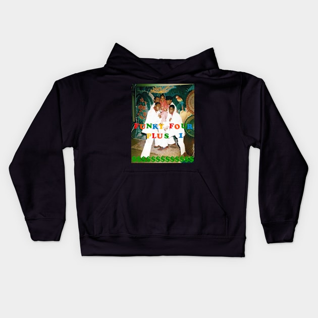 Funky Four Plus One Kids Hoodie by Scum & Villainy